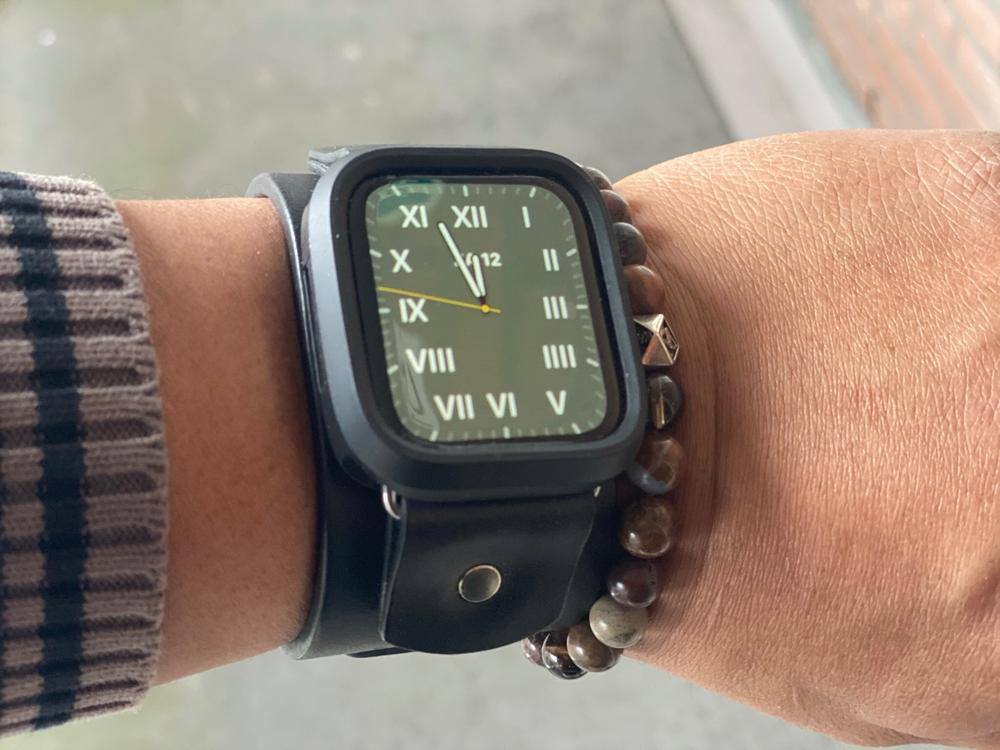 NanoArmour Apple Watch Screen Protector Series 5 - Customer Photo From Dennis K