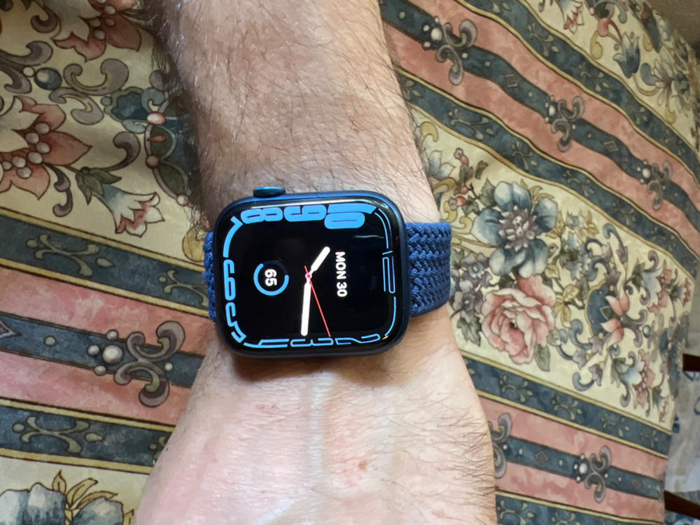 Hybrid Glass NanoArmour Apple Watch Series 7 Screen Protector - Customer Photo From Pieris Panayi