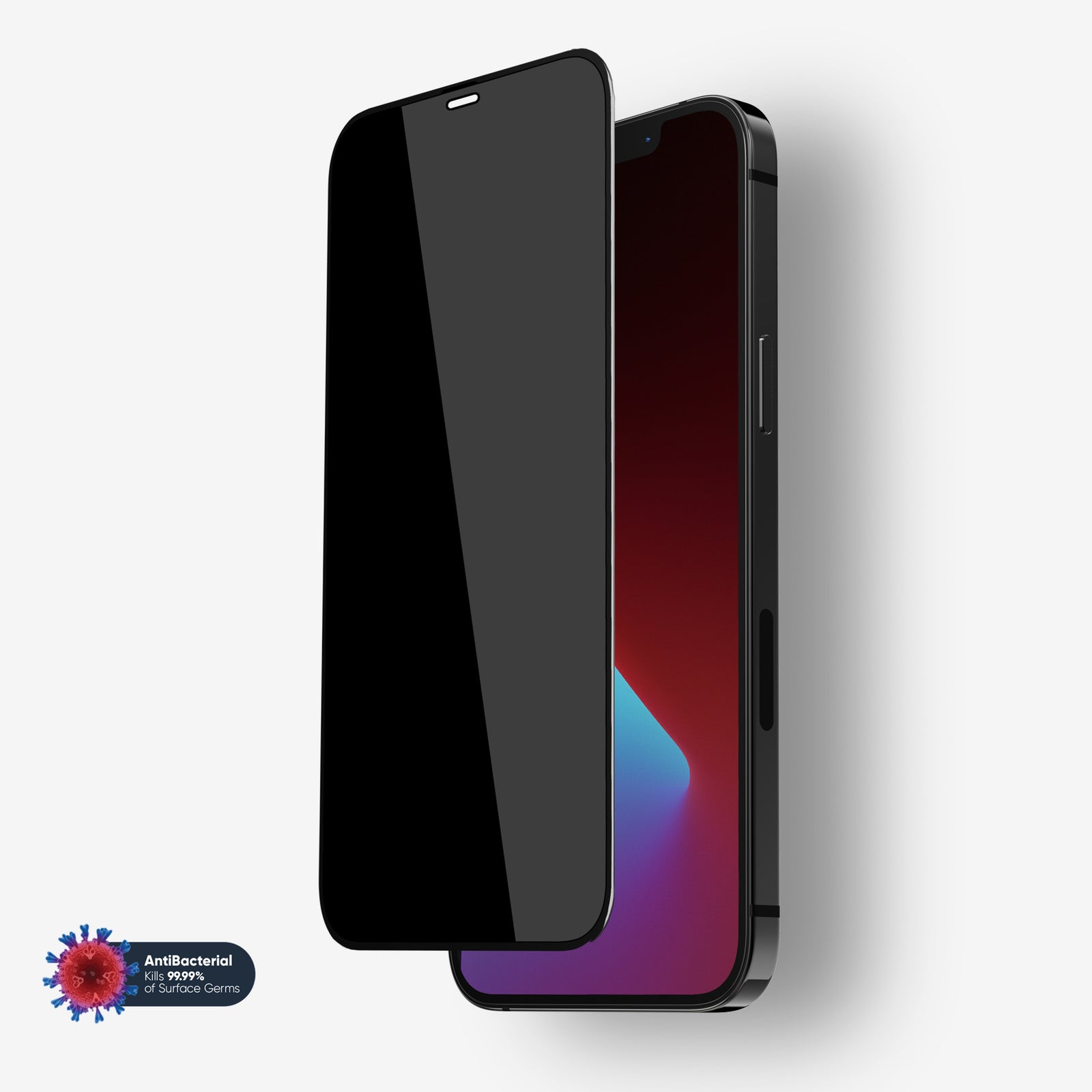 NanoArmour for iPhone 12 Pro Max Full Cover Privacy Screen Protector