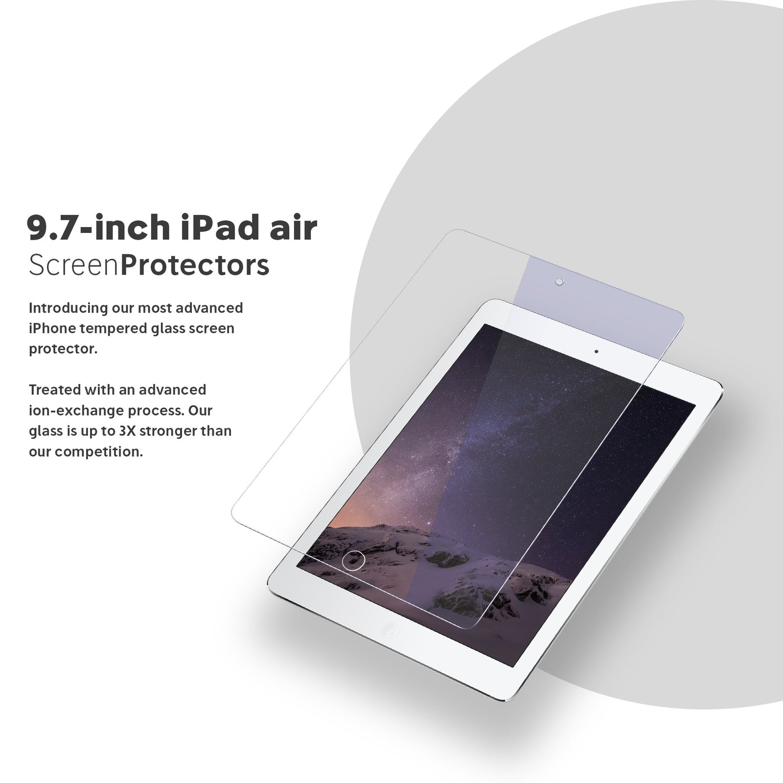NanoArmour 9.7-inch for iPad air 2 / 1 Anti-Blue Light Screen Protector