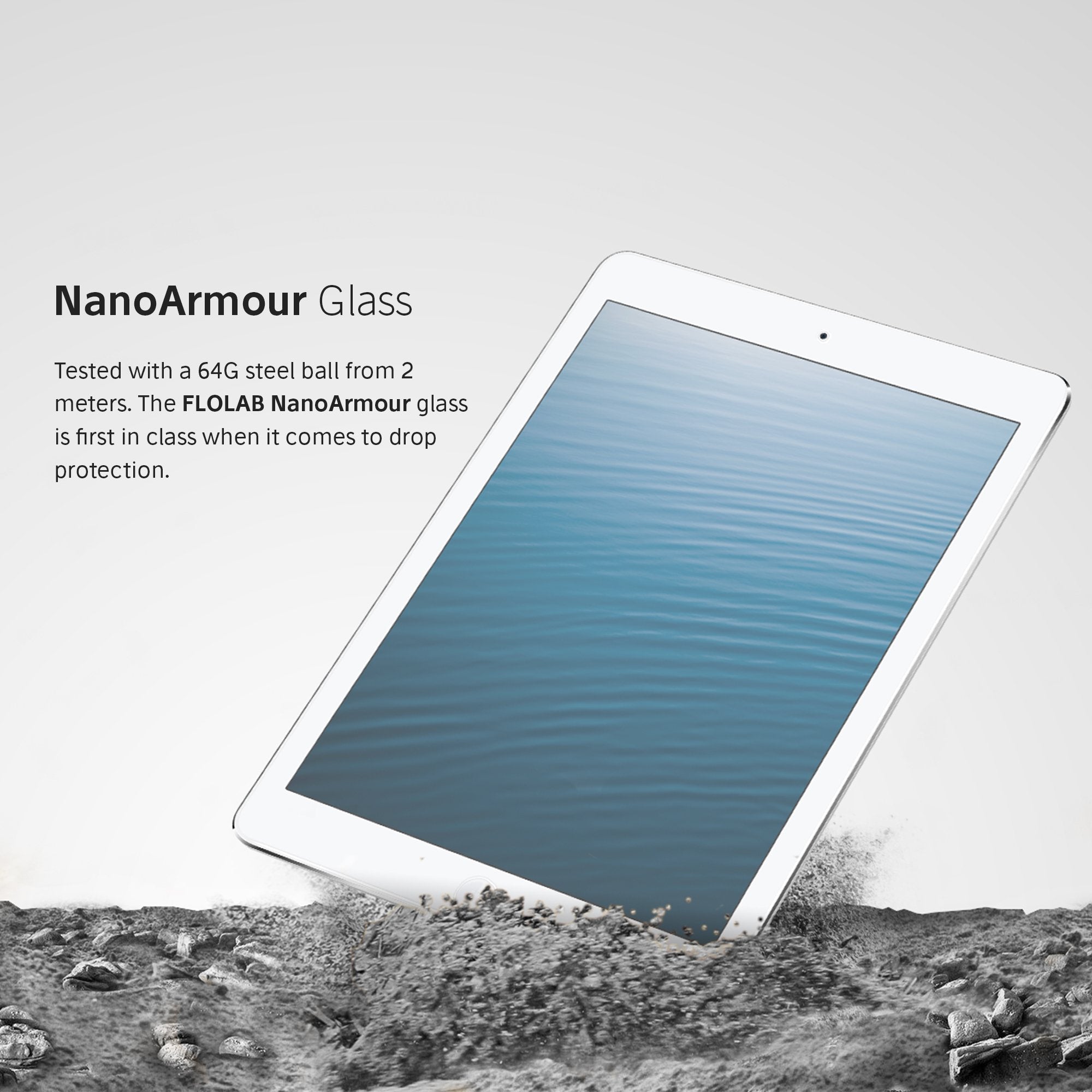 NanoArmour 9.7-inch for iPad 6/5 / iPad Pro 2016 Anti-Glare  Matte Screen Protector
