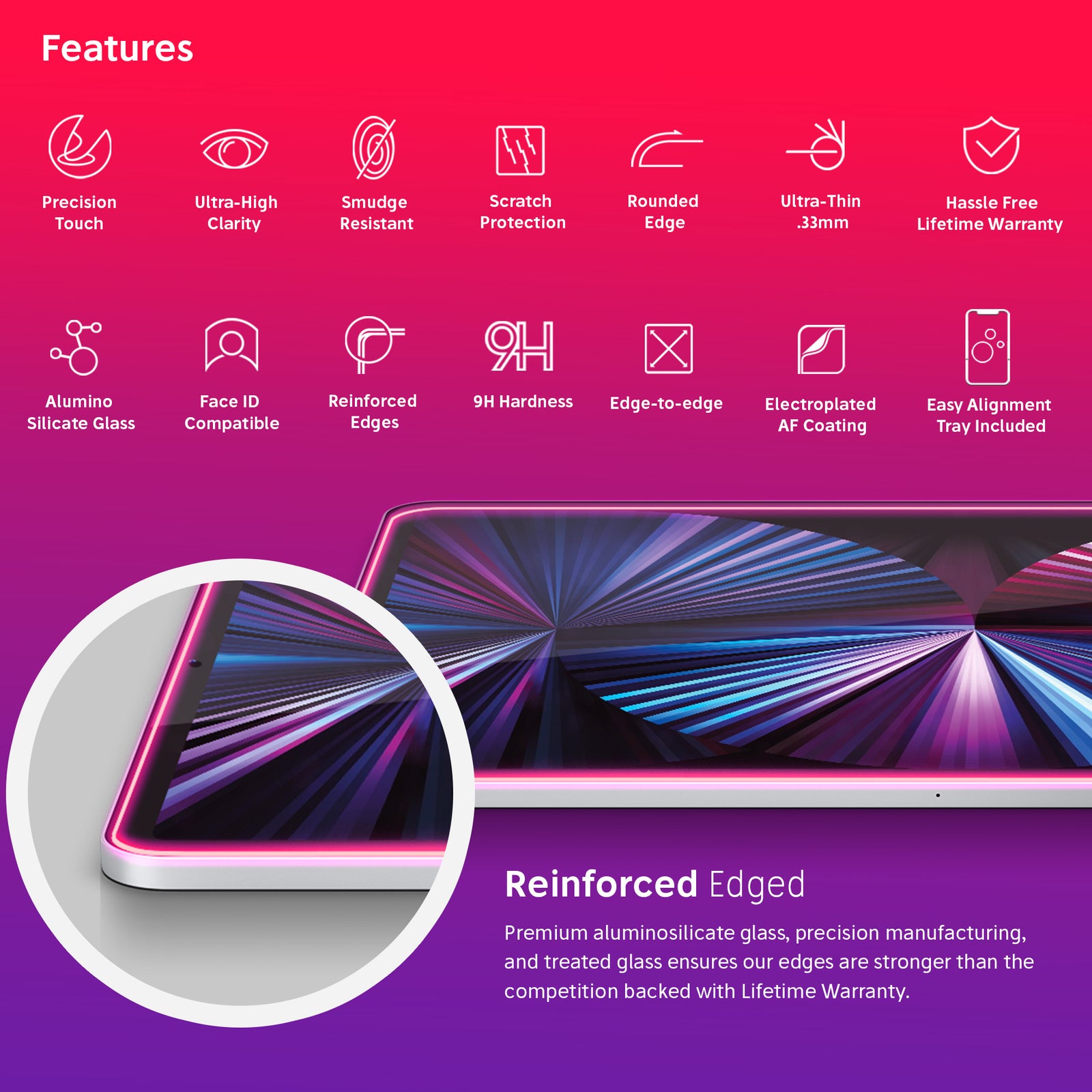 NanoArmour for iPad Pro 2021 Anti-Blue light Screen Protector (11-inch)