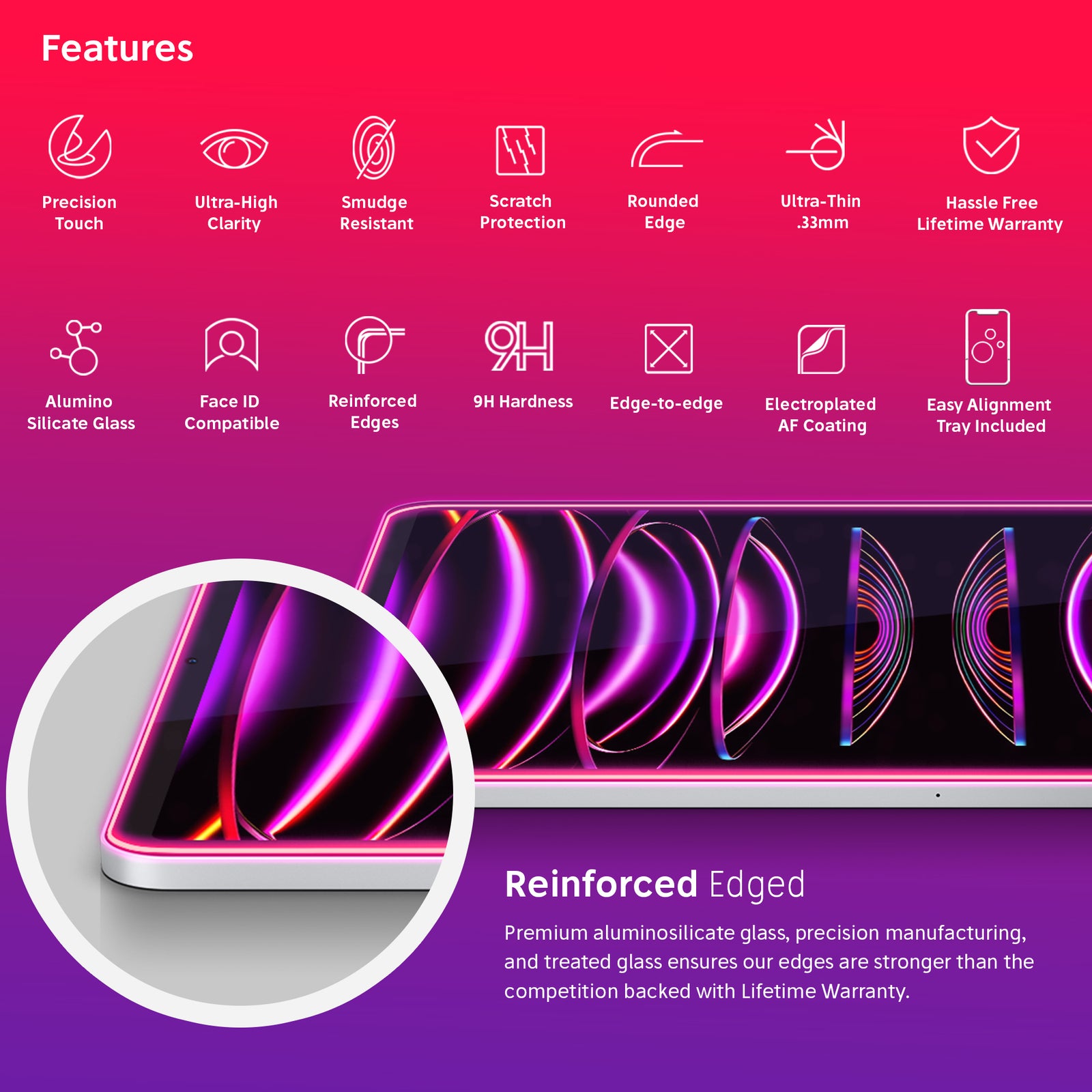 NanoArmour for iPad Pro 2022 Anti-Blue light Screen Protector (11-inch)