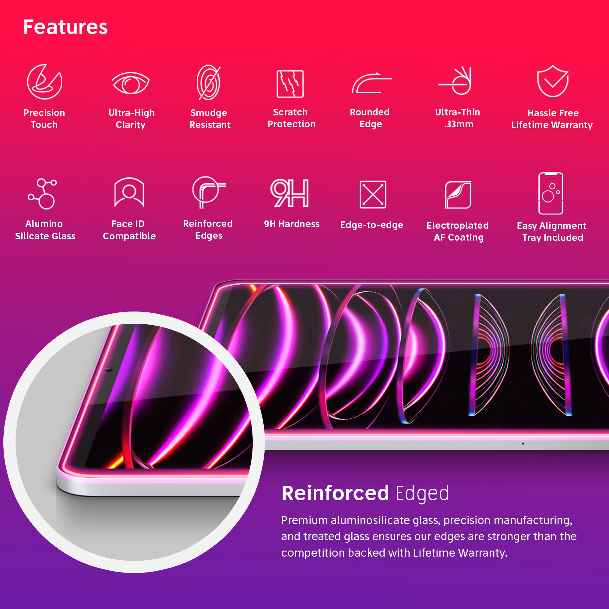 NanoArmour 11-inch for iPad Pro 2022 Screen Protector