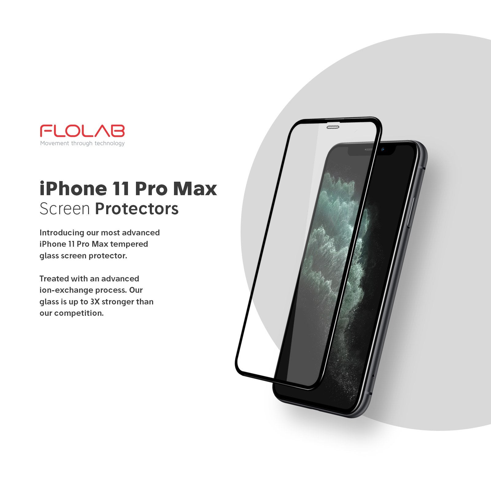NanoArmour for iPhone 11 Pro Max Best Screen Protector Edge-to-Edge