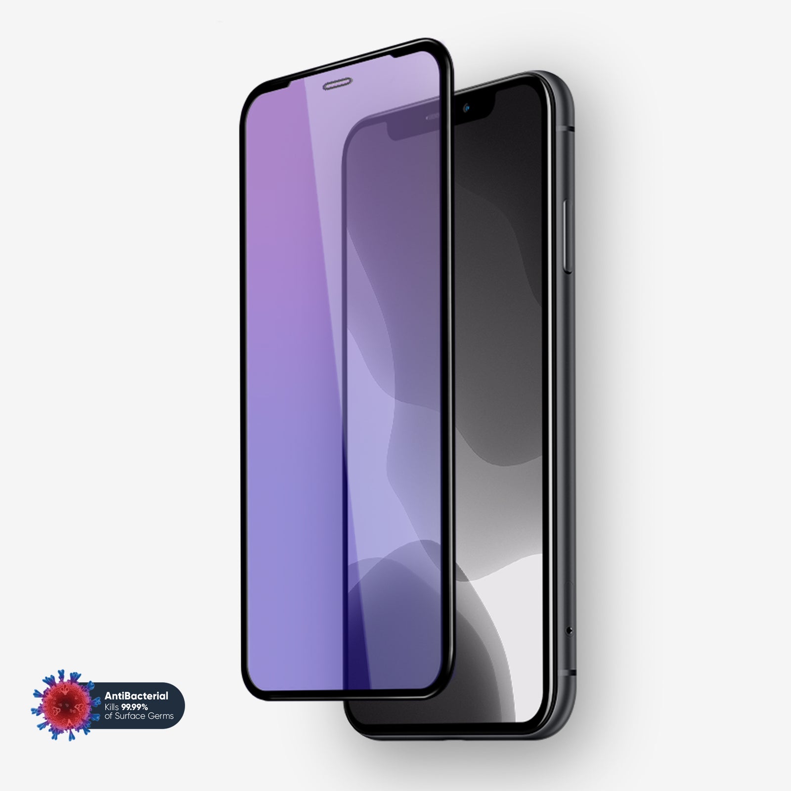 NanoArmour for iPhone 11 Pro Max Anti-Blue Light Screen Protector Case Friendly