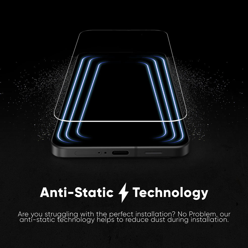 FLOLAB NanoArmour ONETIME for Samsung Galaxy S25 Edge Screen Protector Fingerprint ID Compatible